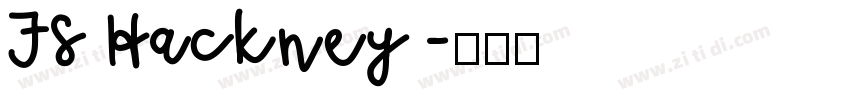FS Hackney字体转换